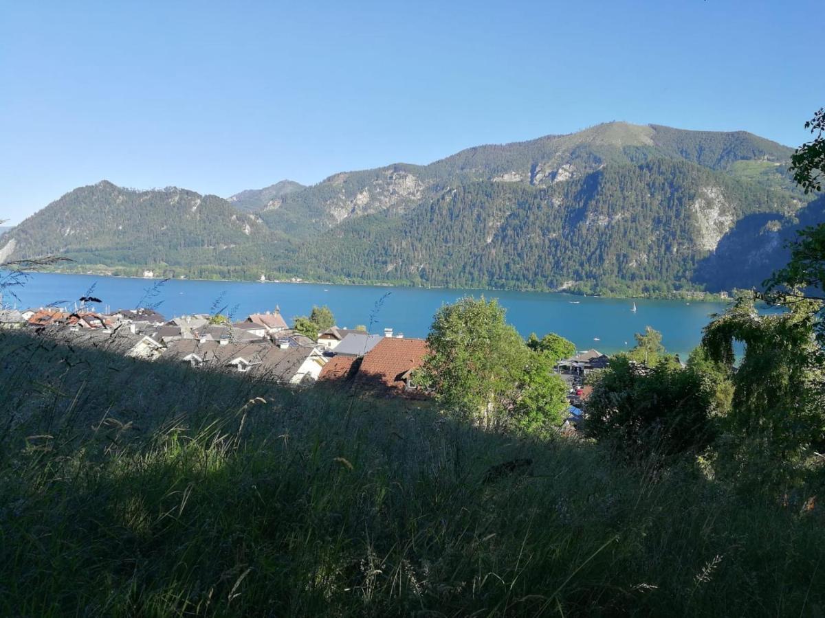 Ferienwohnung Mit Seeblick, Unterach Am Attersse 운터라흐 암 아터제 외부 사진