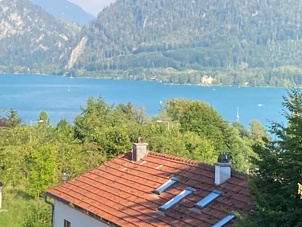 Ferienwohnung Mit Seeblick, Unterach Am Attersse 운터라흐 암 아터제 외부 사진